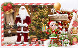 イベント・クリスマスグッズ｜大人用 サンタクロース衣装9点セット(M/L/2XL/3XL/4XL/6XL)