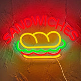サンドイッチLEDネオンサイン（ネオン看板）