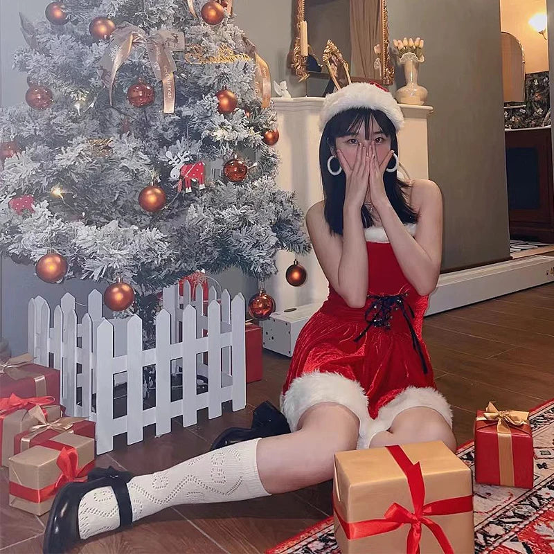 イベント・クリスマスグッズ｜ガーリーサンタクロースドレス(フリー)