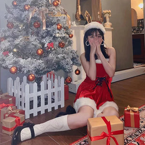 イベント・クリスマスグッズ｜ガーリーサンタクロースドレス(フリー)