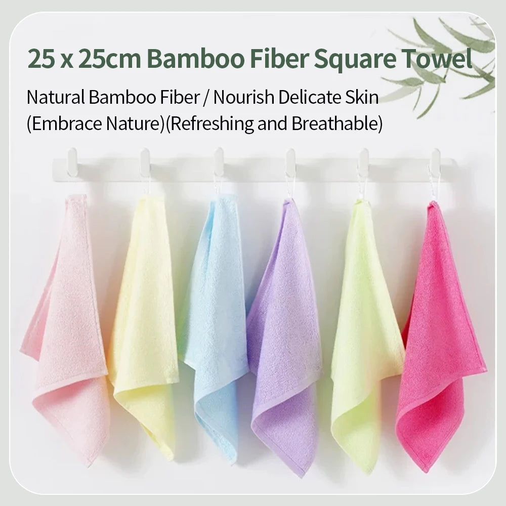 | ノベルティ用品 | 竹繊維素材ミニタオル｜25×25c｜