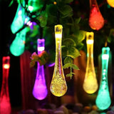 ソーラーLEDストリングライト（屋外用）