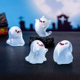 イベント・ハロウィングッズ｜光るゴースト樹脂デコレーション6個セット