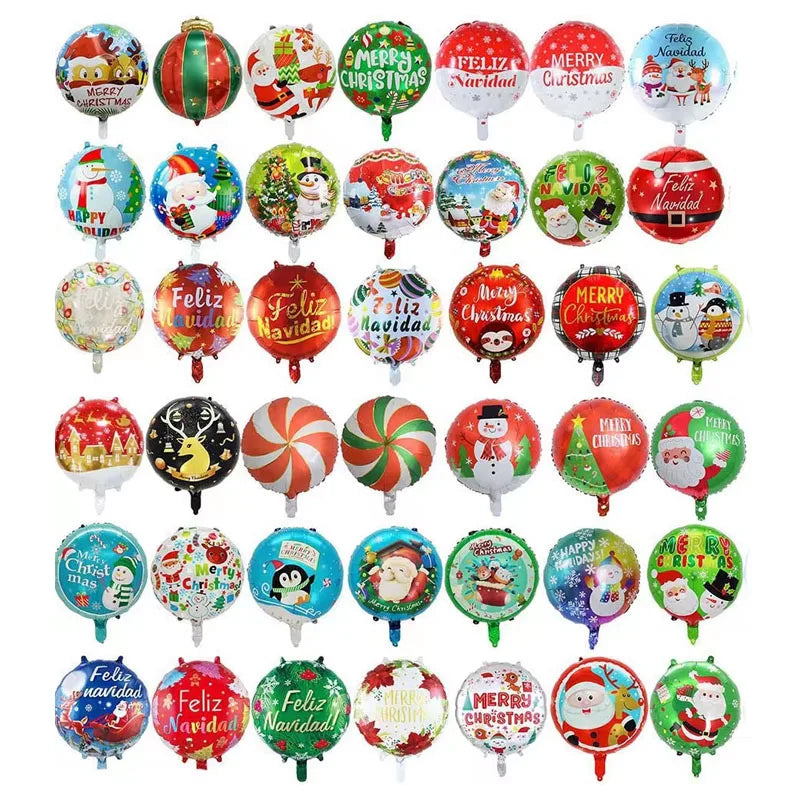 イベント・クリスマス装飾｜ホイルバルーン 50個セット