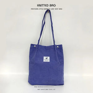 |ノベルティ用品 | コーデュロイショルダーバッグ | 31×34c