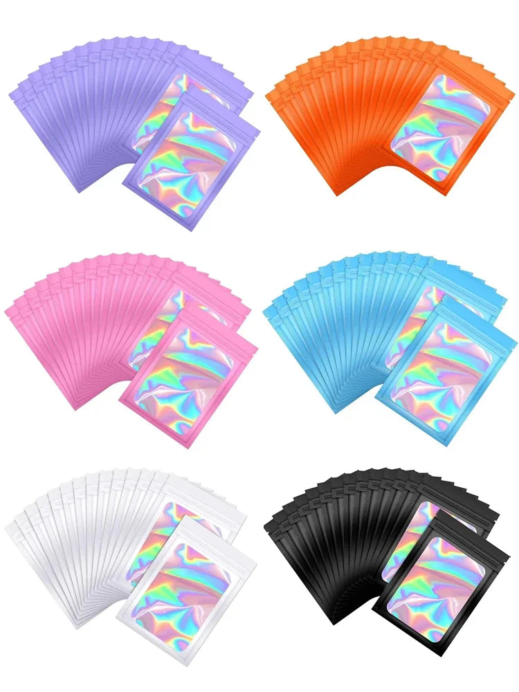 |イベント・ノベルティ用品 | キラキラ！ホロ素材 ジッパー付きバッグ