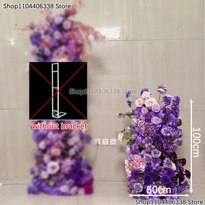 ロマンティックパープル フラワーデコレーション