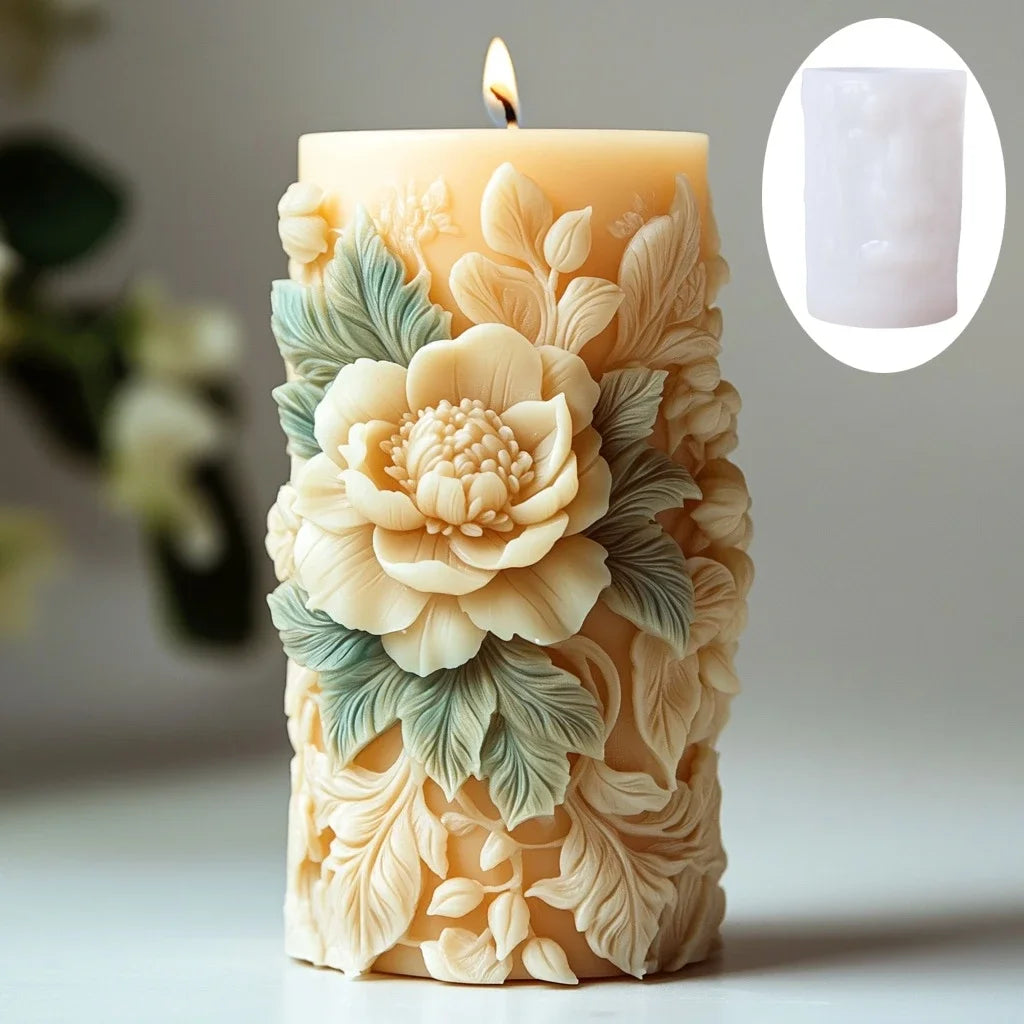 クラフト・DIY用｜ハンドメイドキャンドル用 繊細な花型