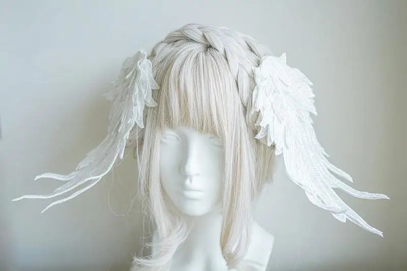 イベント・ハロウィングッズ｜エンジェル風ヘアクリップ