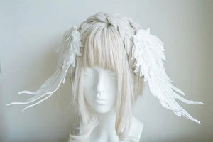 イベント・ハロウィングッズ｜エンジェル風ヘアクリップ