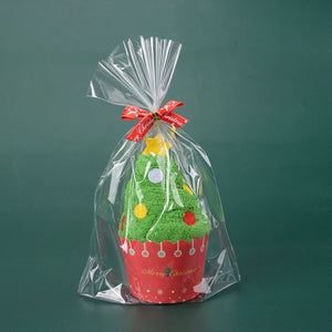 イベント・クリスマスグッズ｜可愛い！クリスマスラッピング ハンドタオル３枚セット(30×30cm)