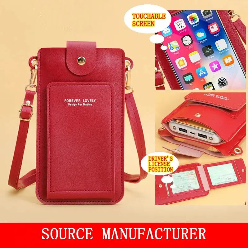 |イベント・ノベルティ用品 | タッチスクリーン対応スマホショルダーバッグ | W11×H20×D2㎝