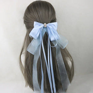 イベント・ハロウィングッズ｜メイド風 特大リボンヘアアクセサリー
