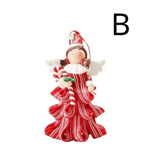 イベント・クリスマス装飾｜ソフト陶器ペンダント 天使チャーム