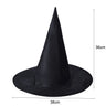 イベント・ハロウィングッズ｜折りたたみ式魔女帽子 ブラック
