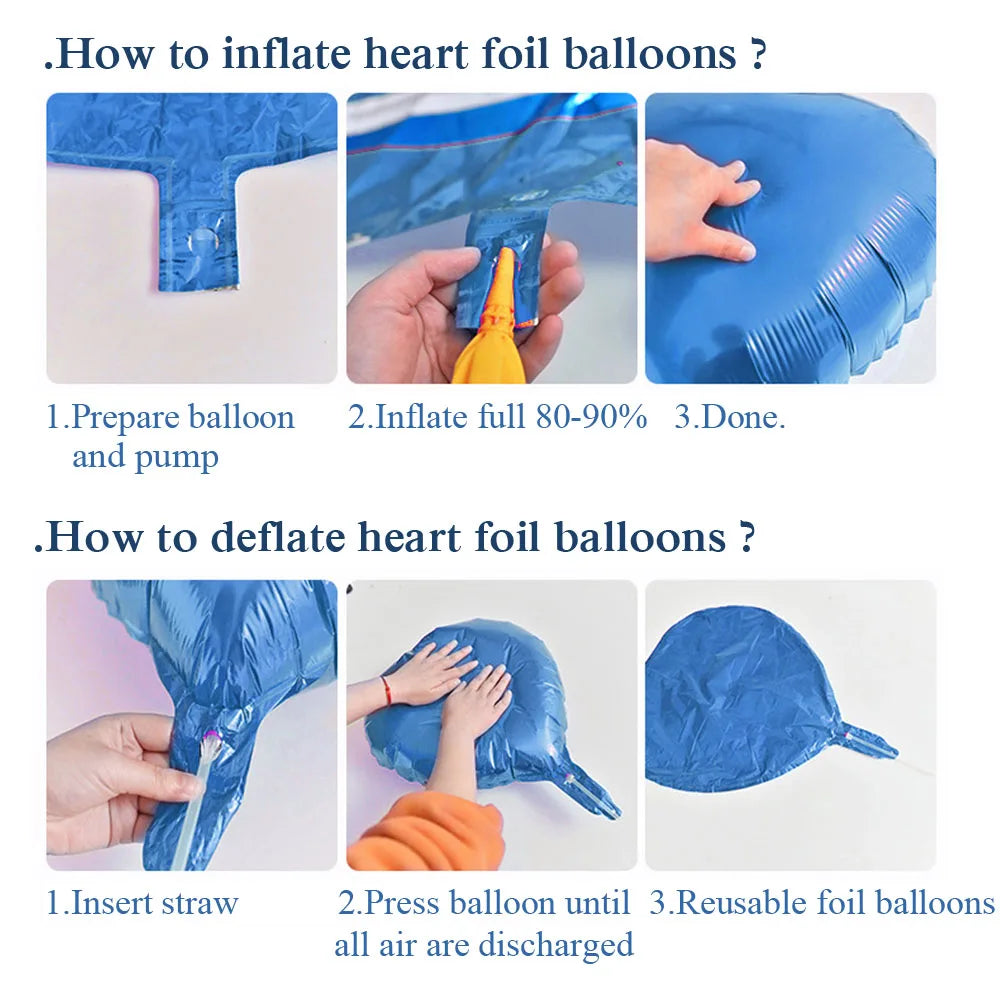 ハート型バルーン バレンタインデー装飾