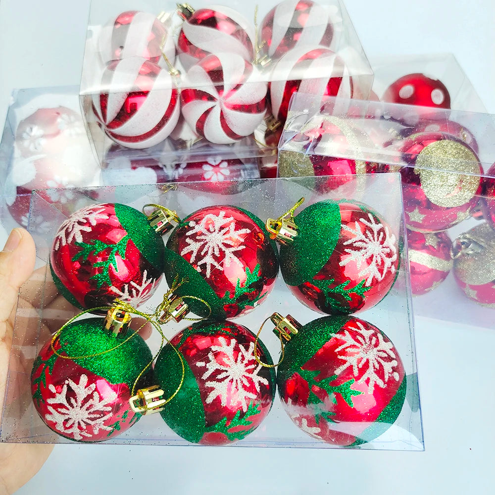 イベント・クリスマス装飾｜ボールオーナメント ゴールドレッド