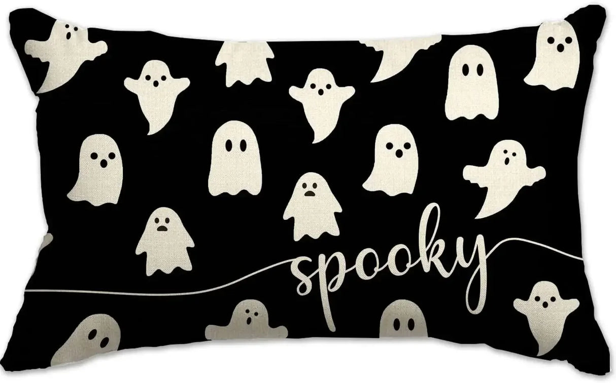 イベント・ハロウィングッズ｜リネンクッションカバー30x50cm