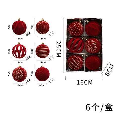 イベント・クリスマス装飾｜バーガンディ色のクリスマスボールペンダント