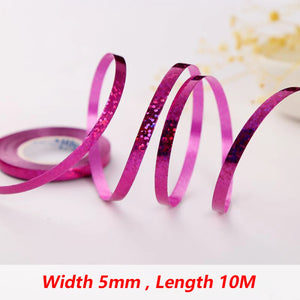 イベント・バルーン装飾 | クラフト用サテンリボン5mm | 10m巻
