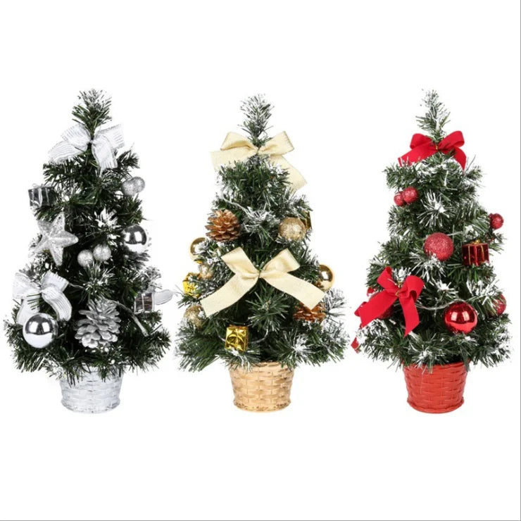 イベント・クリスマス装飾｜LED付き40cmデスクトップクリスマスツリー