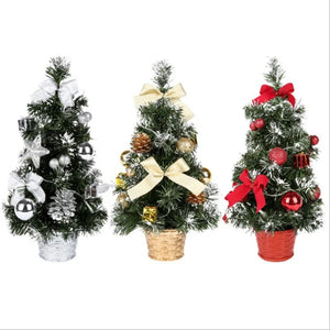 イベント・クリスマス装飾｜LED付き40cmデスクトップクリスマスツリー