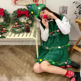 イベント・クリスマスグッズ｜キッズ～大人まで！ツリー型コスチュームセット(100c～170c)