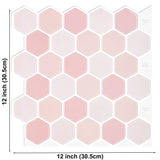 【DIY用】レンガ型天然石風ステッカー 30.5×30.5㎝(1pcs)