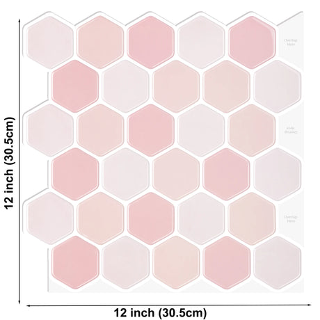 【DIY用】レンガ型天然石風ステッカー 30.5×30.5㎝(1pcs)