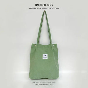|ノベルティ用品 | コーデュロイショルダーバッグ | 31×34c