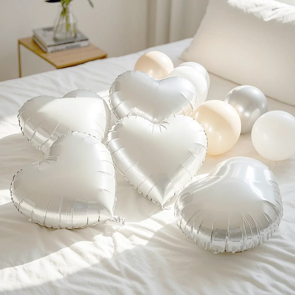 ローズゴールドハートバルーンセット