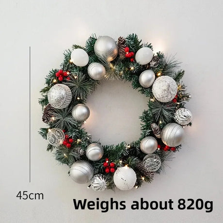 【イベント・クリスマス装飾】松ぼっくりデコレーションリース