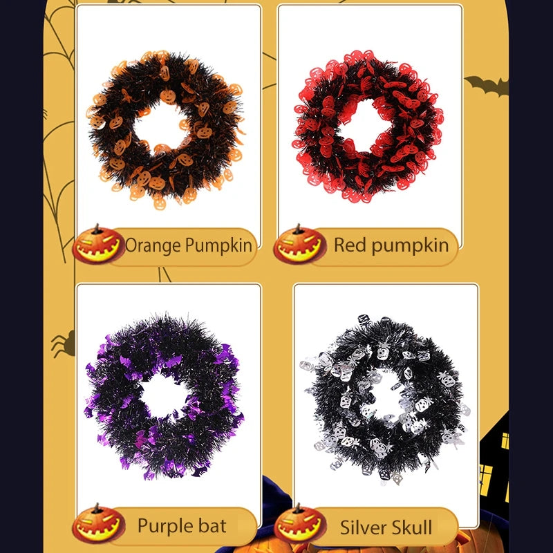 イベント・ハロウィングッズ｜リース 吊り下げオーナメント 30cm