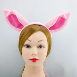 イベント・ハロウィングッズ｜豚耳ヘッドバンドセット - ピンクコスプレ用