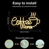 Coffee OPEN　LEDネオンサイン