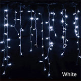 イベント・クリスマス装飾｜屋外用LED滝型ストリングライト(幅4m)