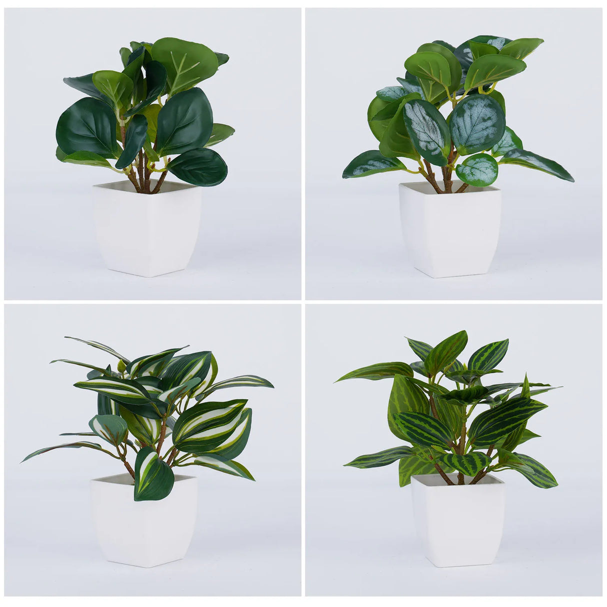 フェイクグリーン 盆栽 鉢植え装飾｜人工観葉植物 ミニテーブルプランター インテリア オフィス ホテル用