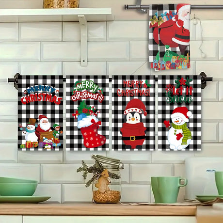 イベント・クリスマス装飾｜クリスマス柄 吸水タオルセット(5枚)
