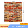 【DIY用】レンガ風ステッカー 70x77cm(5pcs/10pcs）