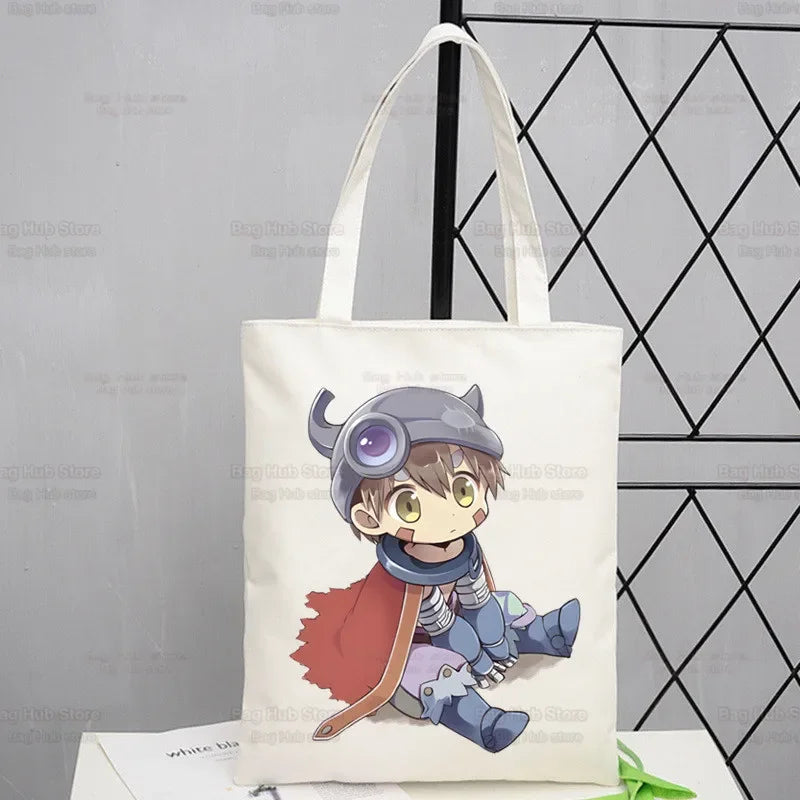|ノベルティ用品 | メイドインアビス キャンバストートバッグ | 34×38c