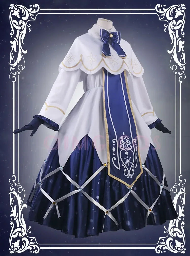 イベント・ハロウィングッズ｜雪ミク コスプレ衣装セット／ウイッグ（Ｓ～XXL)