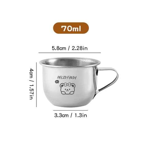 |イベント・ノベルティ用品 |ステンレス製 アニマル柄ミニカップ | 70ml