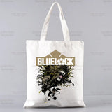 |ノベルティ用品 | ブルーロック柄プリント トートバッグ | 34×38c