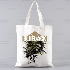 |ノベルティ用品 | ブルーロック柄プリント トートバッグ | 34×38c