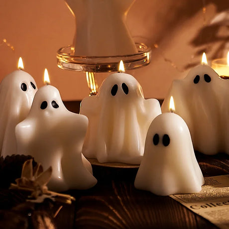 イベント・ハロウィングッズ｜ゴースト香り付きキャンドル