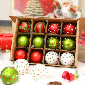 イベント・クリスマス装飾｜ボールオーナメント 12個セット