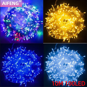 イベント・クリスマス装飾｜屋外用LEDストリングライト(10M)