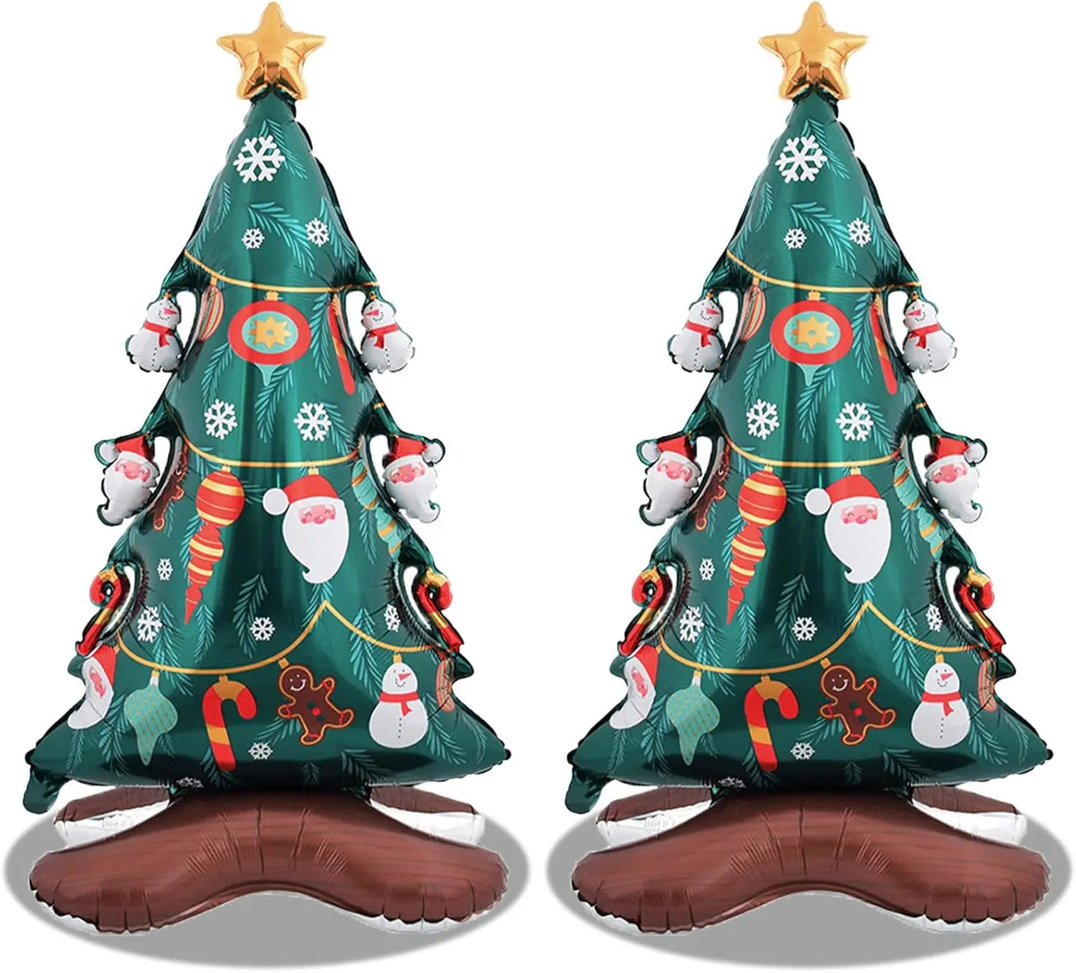イベント・クリスマス装飾｜サンタ装飾付き3Dクリスマスツリーバルーン
