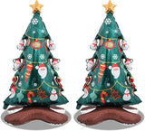 イベント・クリスマス装飾｜サンタ装飾付き3Dクリスマスツリーバルーン