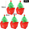 イベント・クリスマス装飾｜手さげ型・ボックス型 ギフト用バックセット(4pcs/5pcs)